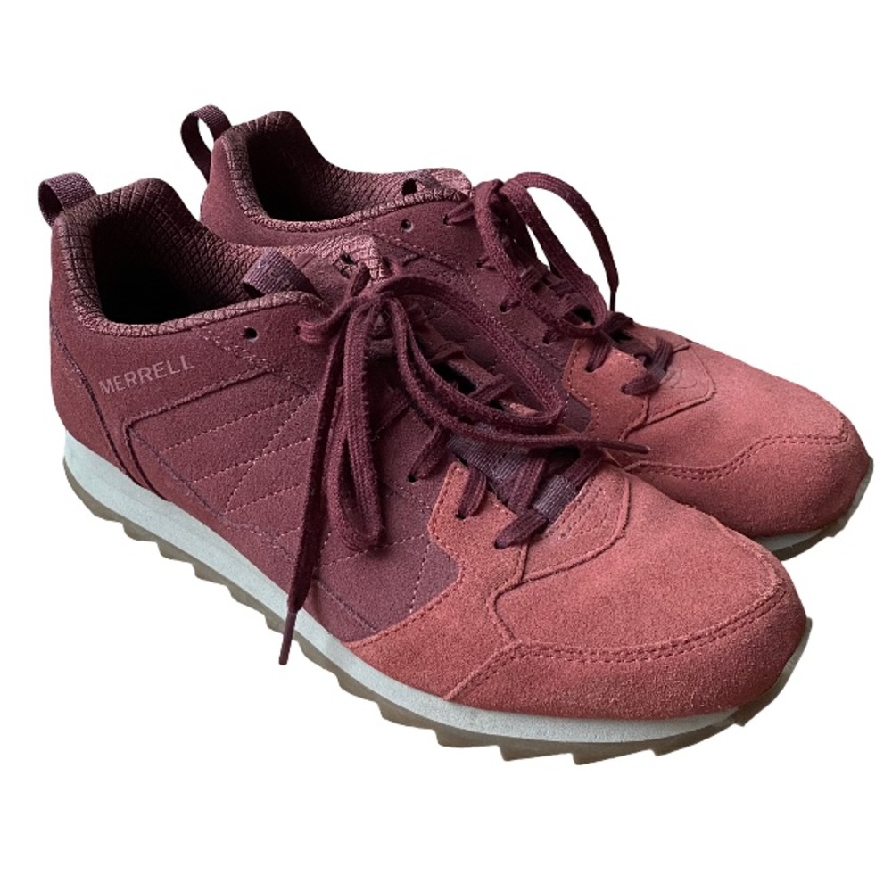 Merrell Alpine red suede exterior men’s athletic sneakers size 9.5